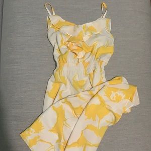 Yellow maxi dress
